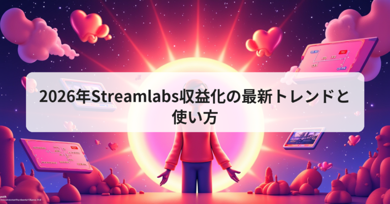 2026年Streamlabs収益化の最新トレンドと使い方 - アプリの達人